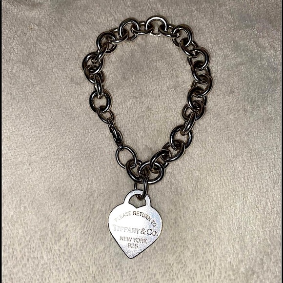 Tiffany Co Heart Tag Bracelet